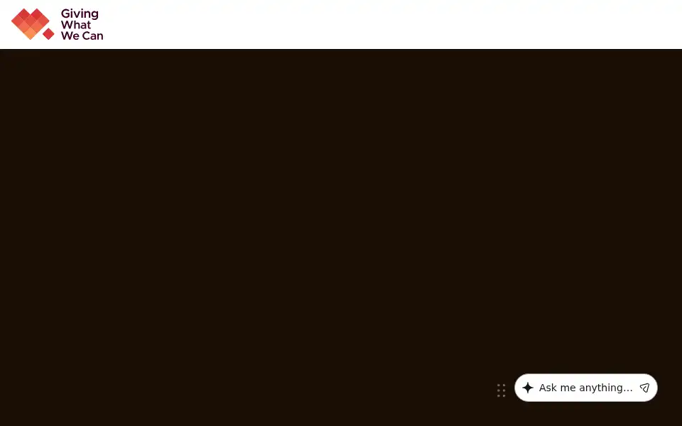 Screenshot of givingwhatwecan.org