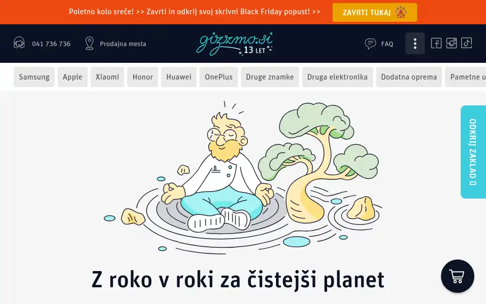 Screenshot of gizzmo.si