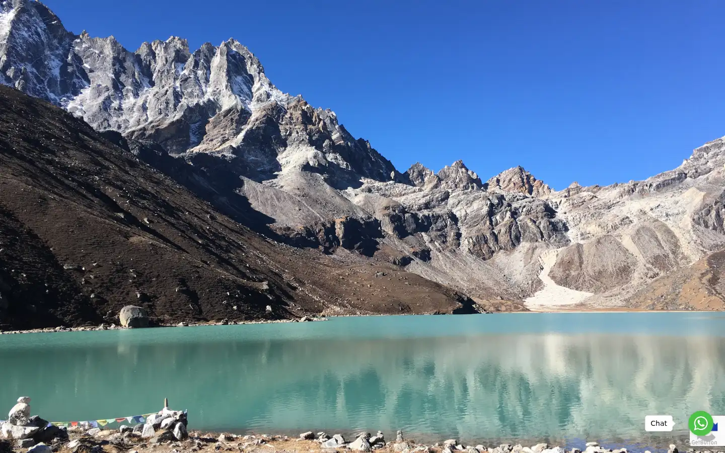 Screenshot of glaciernepaltrek.com