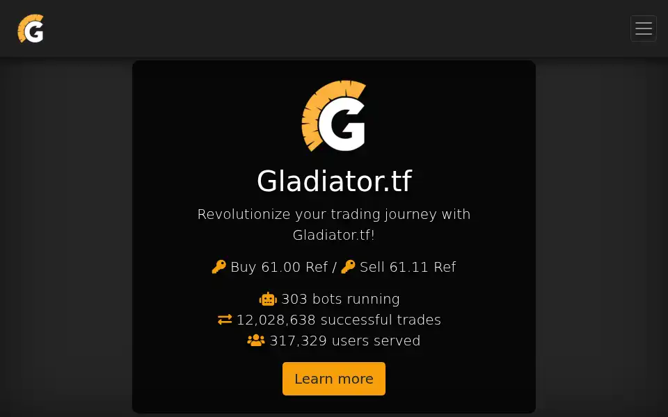 Screenshot of gladiator.tf