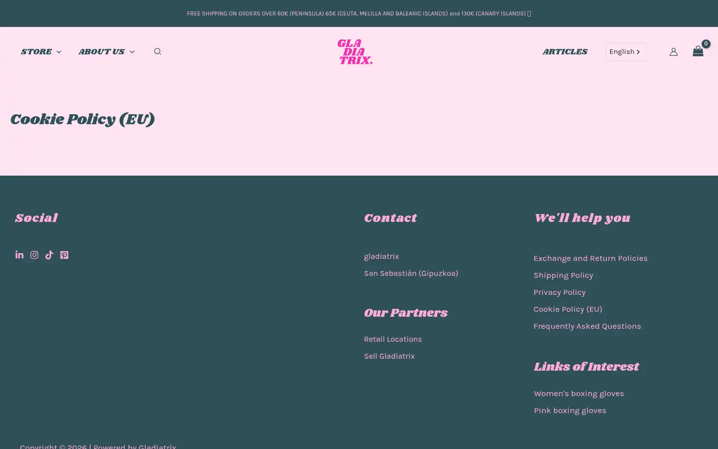 Screenshot of gladiatrix.es