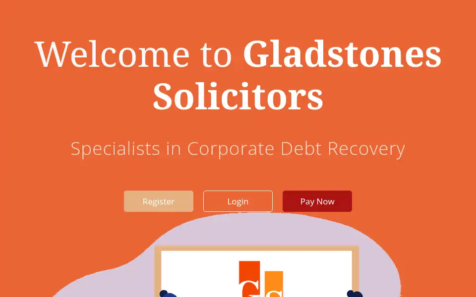 Screenshot of gladstonessolicitors.co.uk