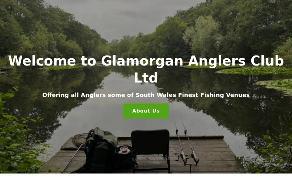 Screenshot of glamorgananglersclub.org.uk