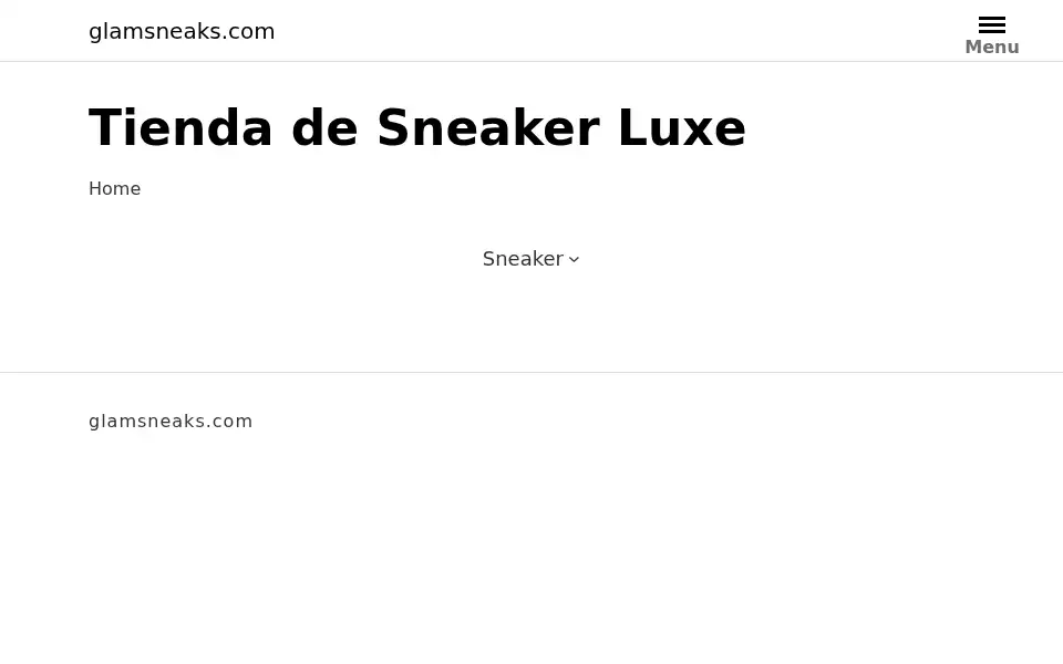 Screenshot of glamsneaks.com