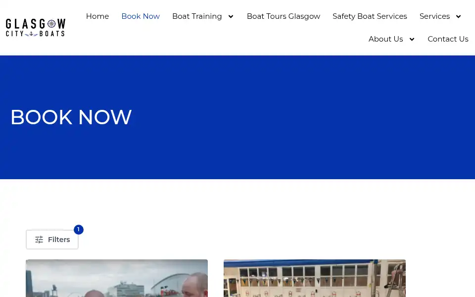 Screenshot of glasgowcityboats.com