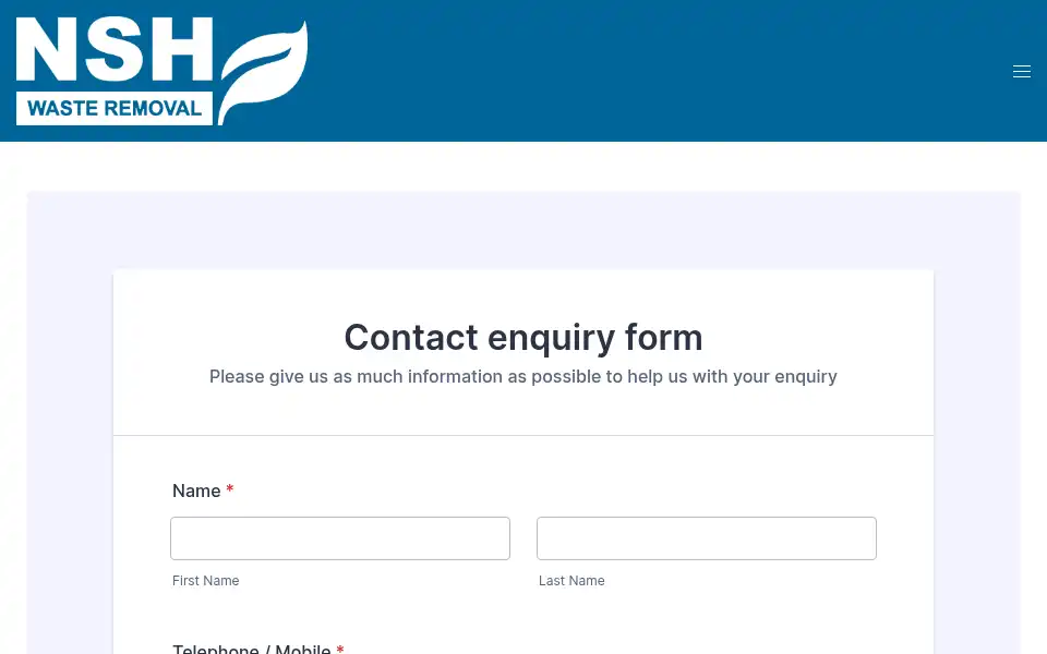 Screenshot of glasgowwasteremoval.co.uk