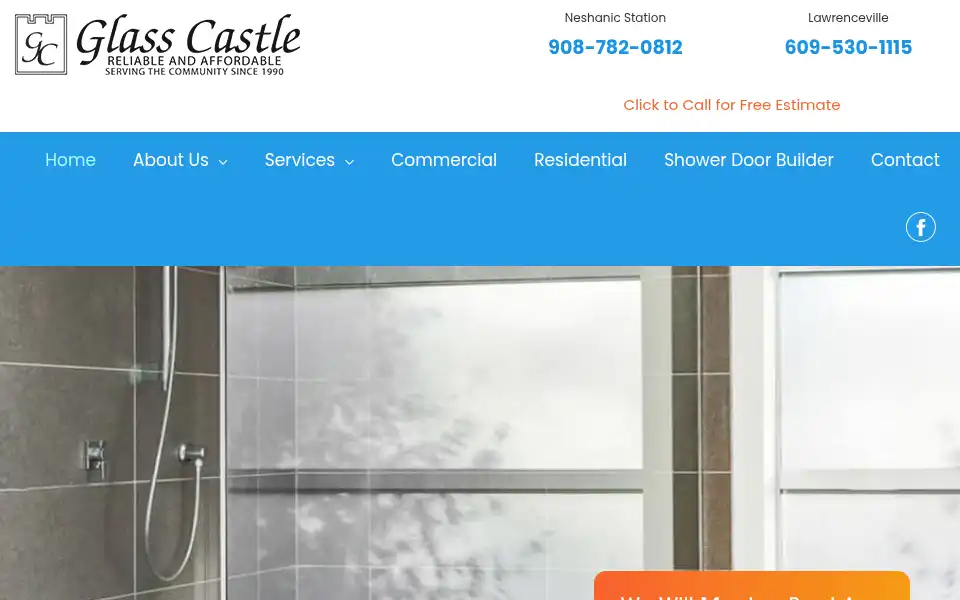 Screenshot of glasscastle.com