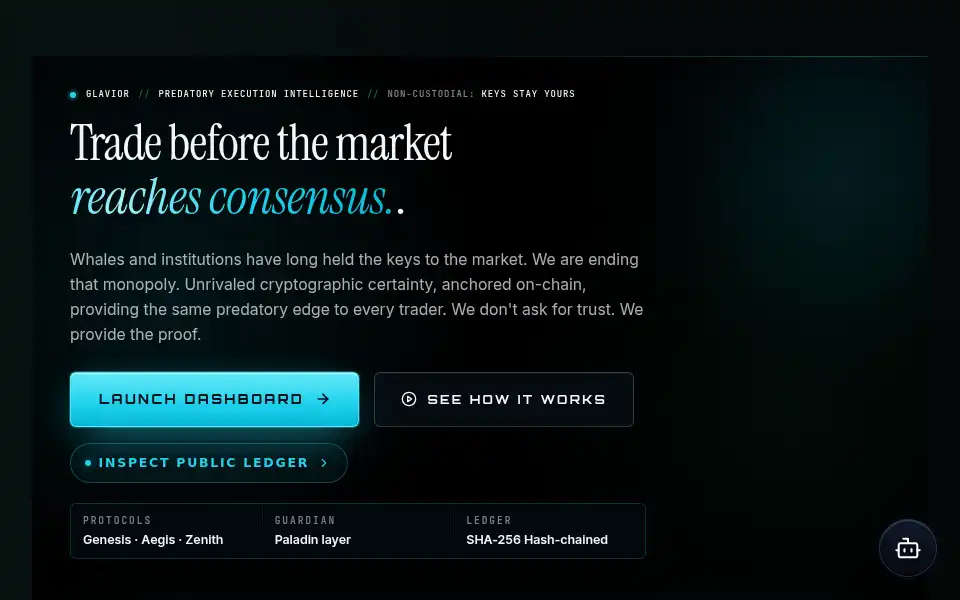 Screenshot of glavior.ai