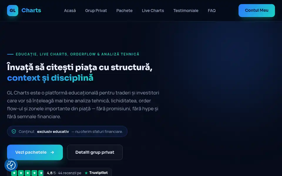 Screenshot of glcrypto.ro