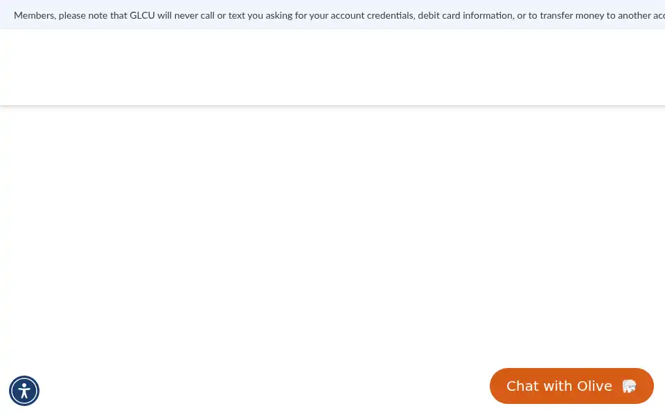 Screenshot of glcu.org
