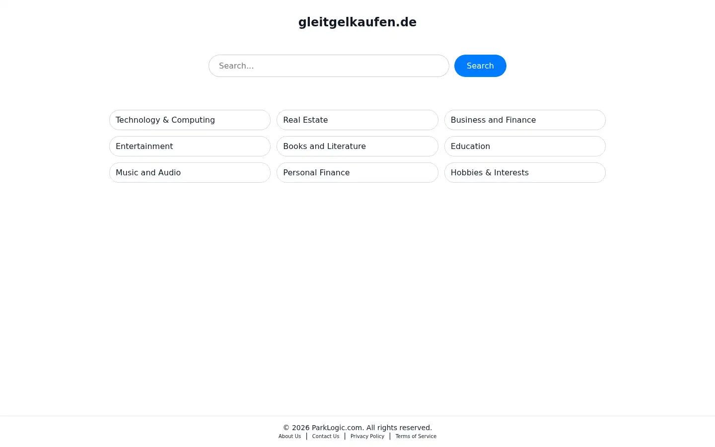 Screenshot of gleitgelkaufen.de