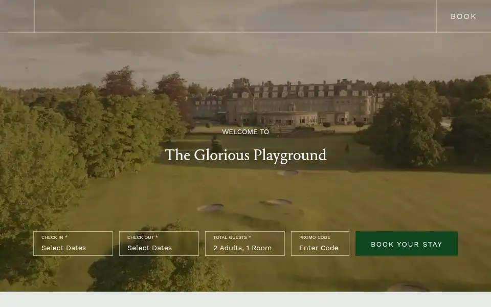 Screenshot of gleneagles.com