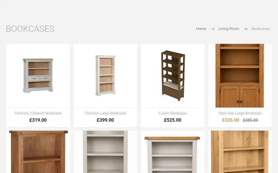 Screenshot of glenkeenfurnishingsonline.co.uk
