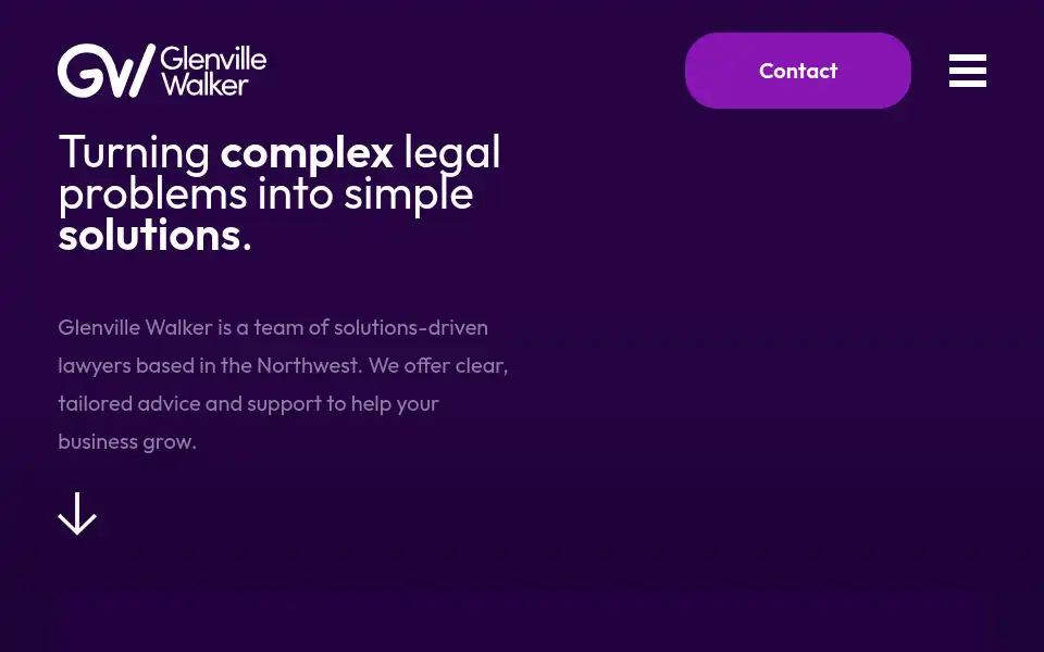 Screenshot of glenvillewalker.com