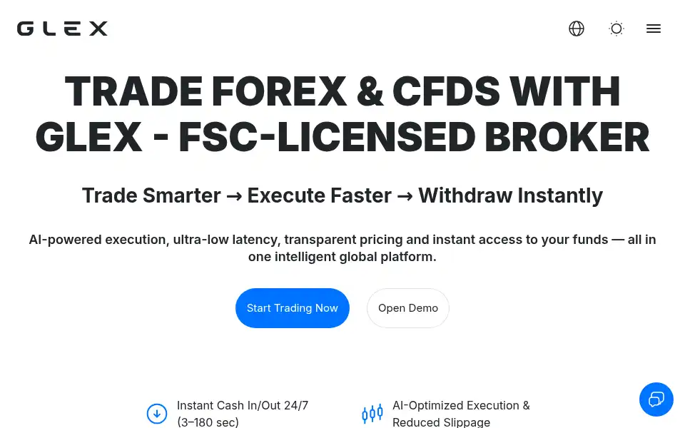 Screenshot of glex.com