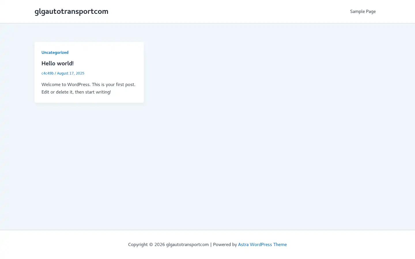 Screenshot of glgautotransport.com