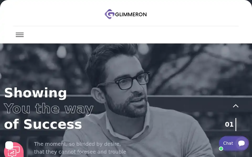 Screenshot of glimmeronsbpg.com