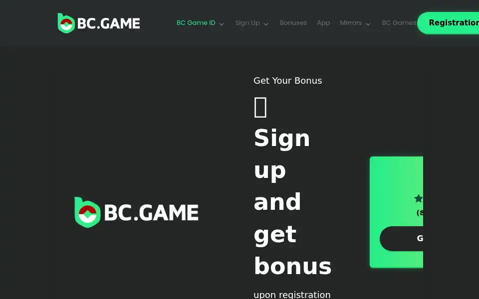 Screenshot of global-bcgame.com
