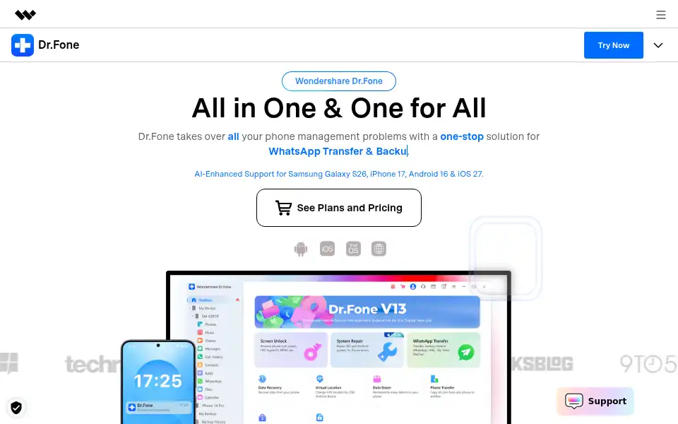 Screenshot of global.drfone.biz
