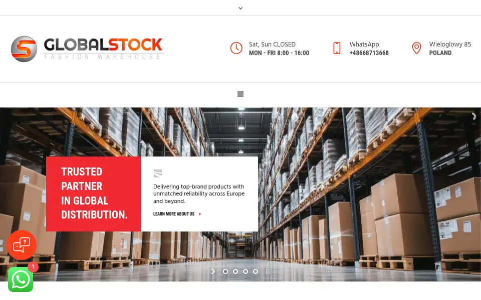 Screenshot of global-stock.eu