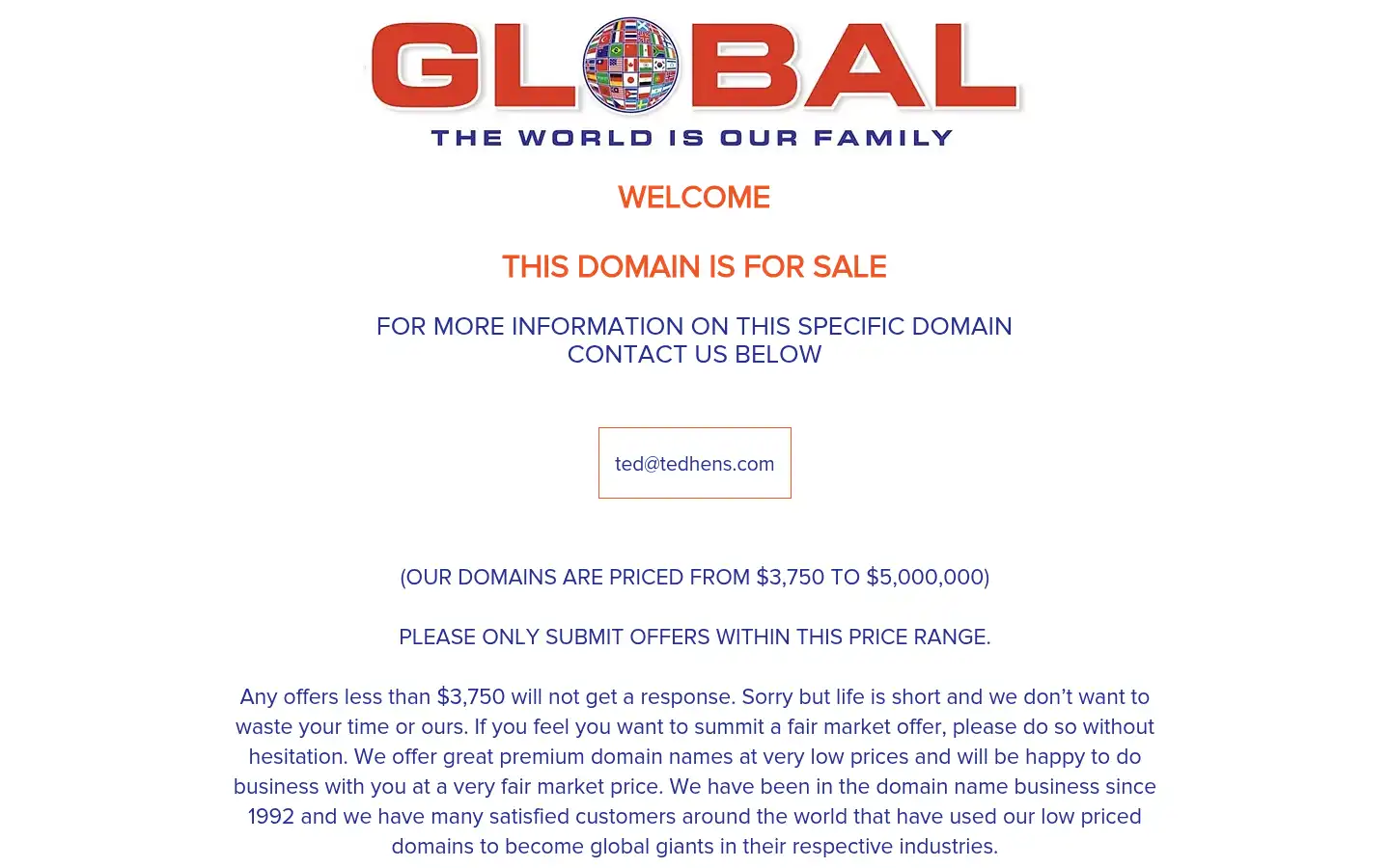 Screenshot of globalautomobiles.com