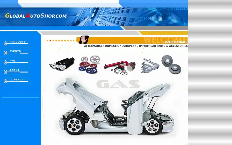Screenshot of globalautoshop.com
