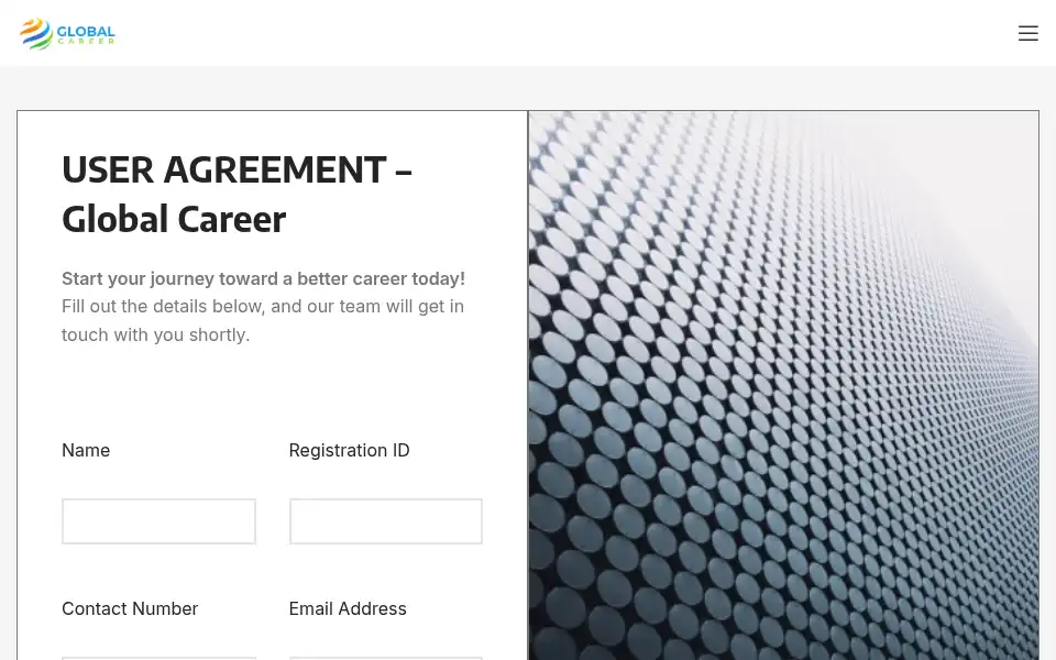 Screenshot of globalcareerpvtltd.in