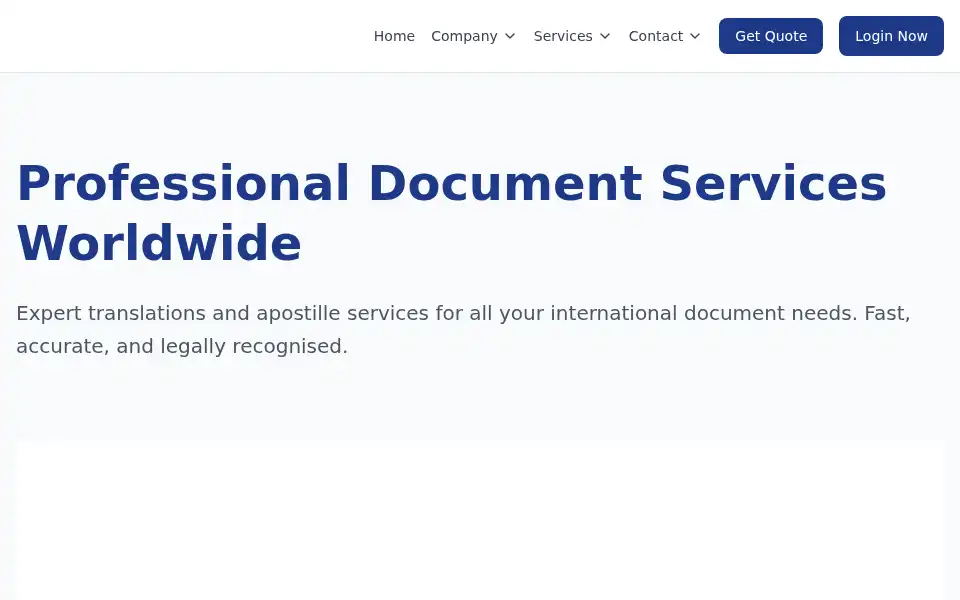 Screenshot of globalcert.co.uk