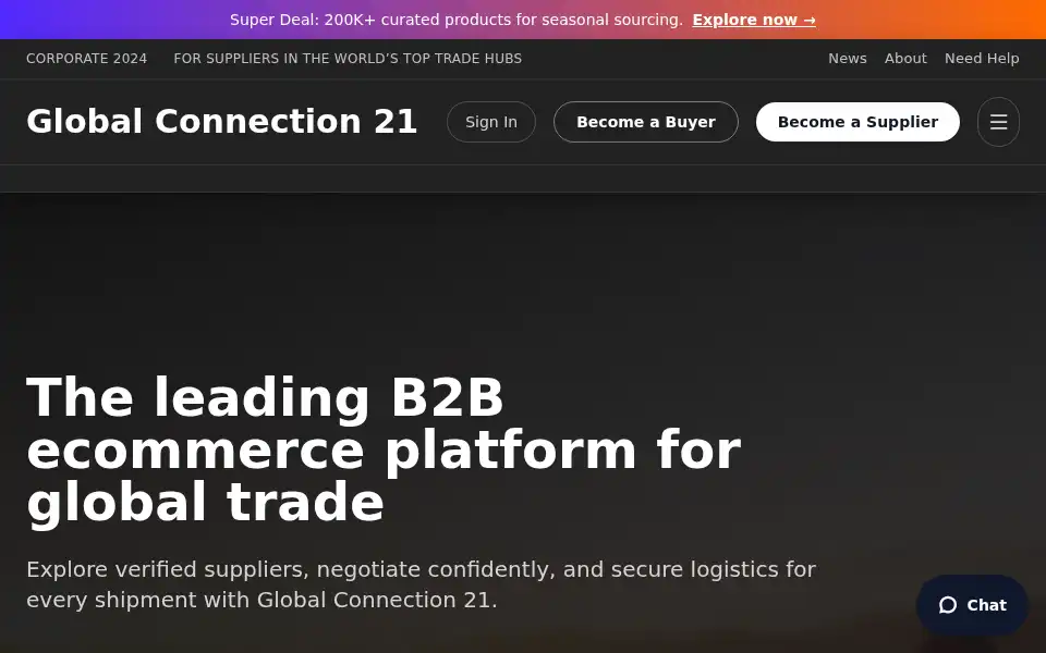 Screenshot of globalconnection21.com