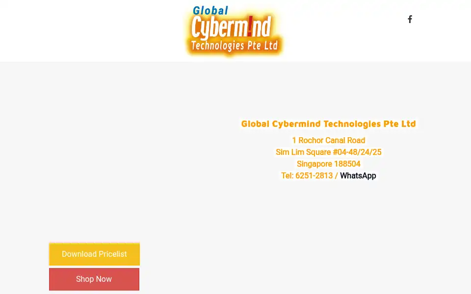 Screenshot of globalcybermind.com