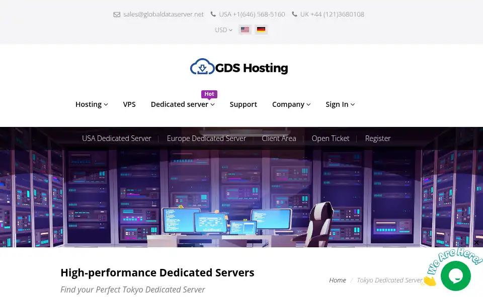 Screenshot of globaldataserver.net