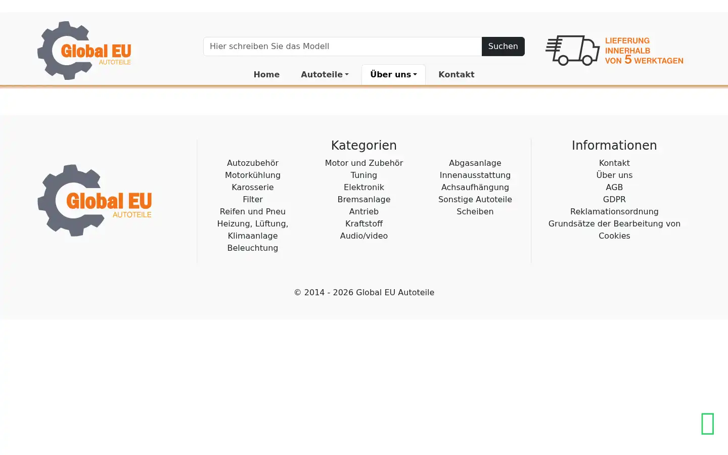 Screenshot of globaleu.de