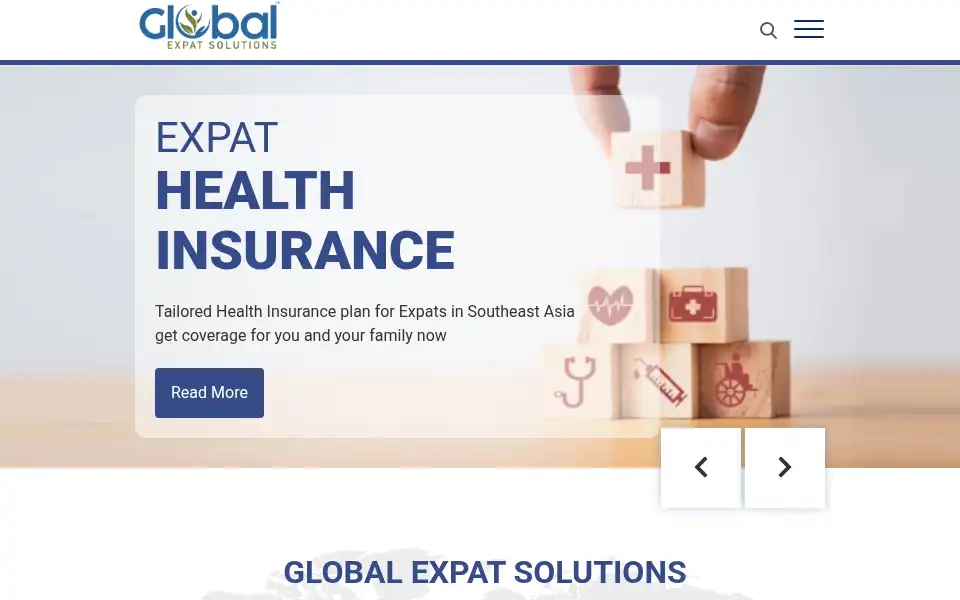 Screenshot of globalexpatsolutions.com