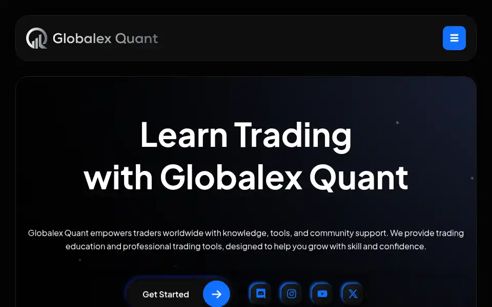 Screenshot of globalexquant.com