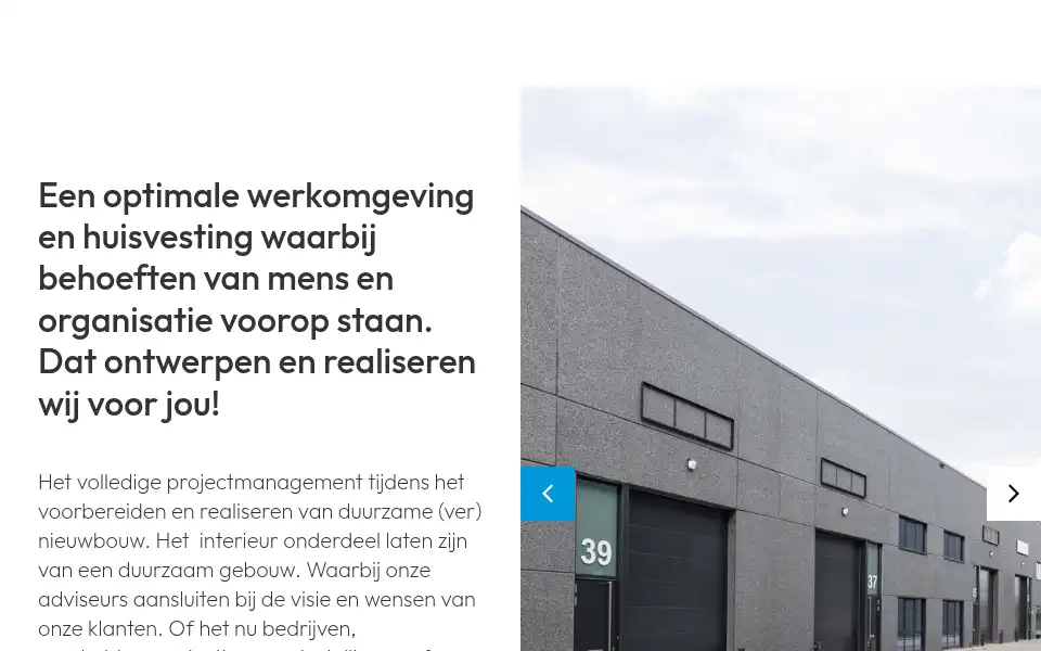 Screenshot of globalfacilities.nl
