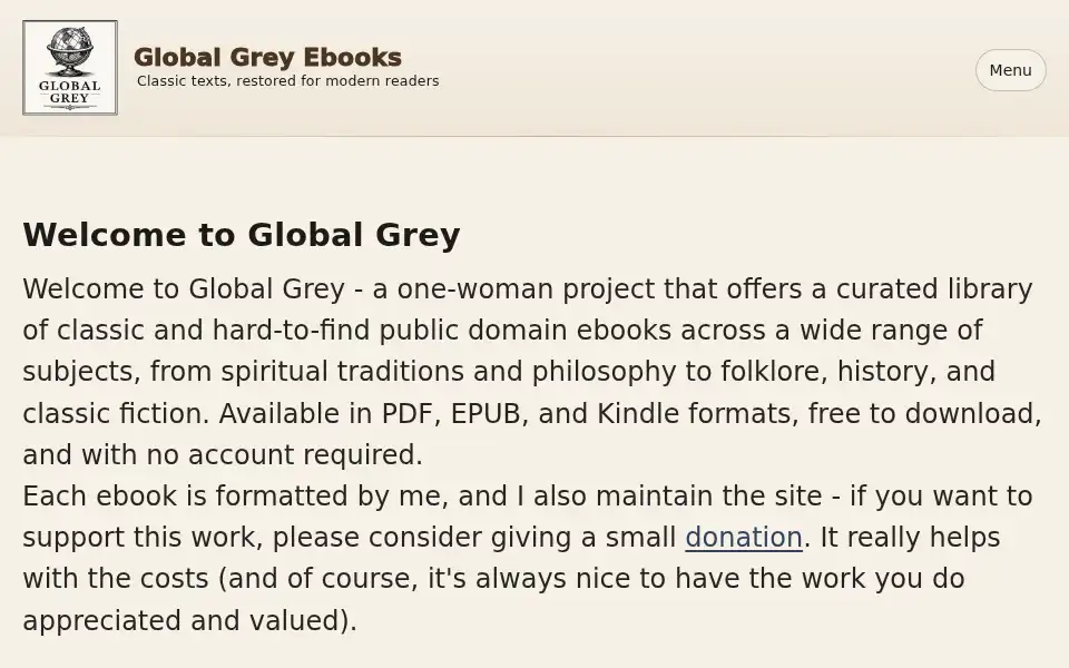 Screenshot of globalgreyebooks.com
