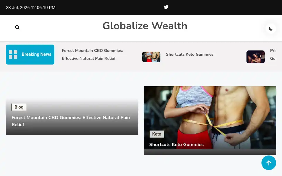 Screenshot of globalizewealth.com