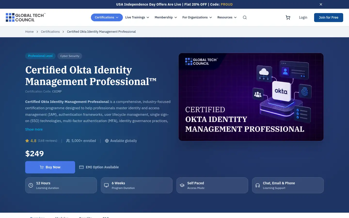 Screenshot of globaltechcouncil.org