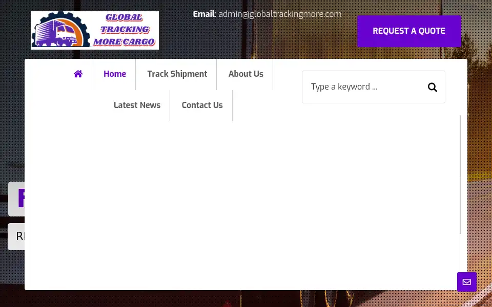 Screenshot of globaltrackingmore.com