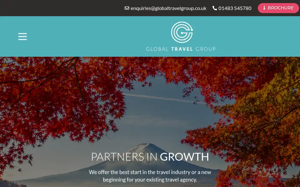 Screenshot of globaltravelgroup.com