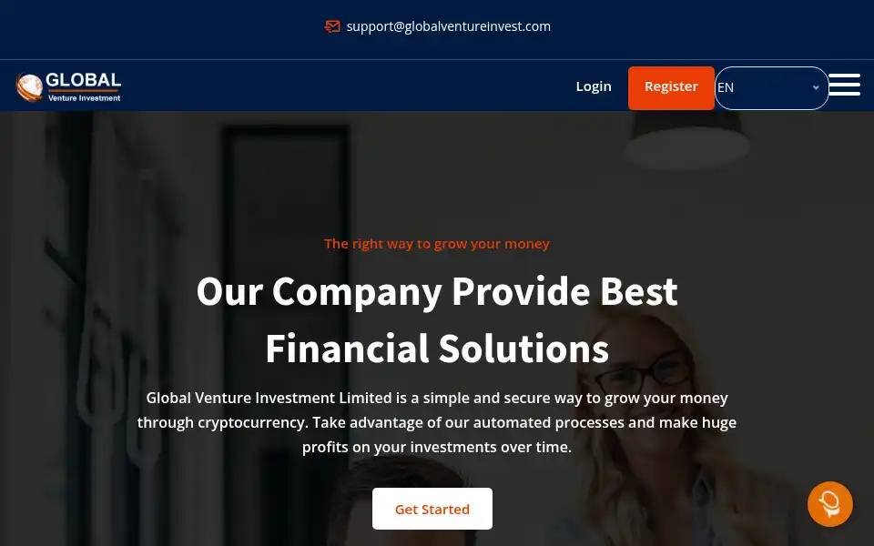 Screenshot of globalventureinvest.com