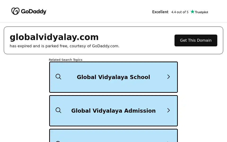 Screenshot of globalvidyalay.com