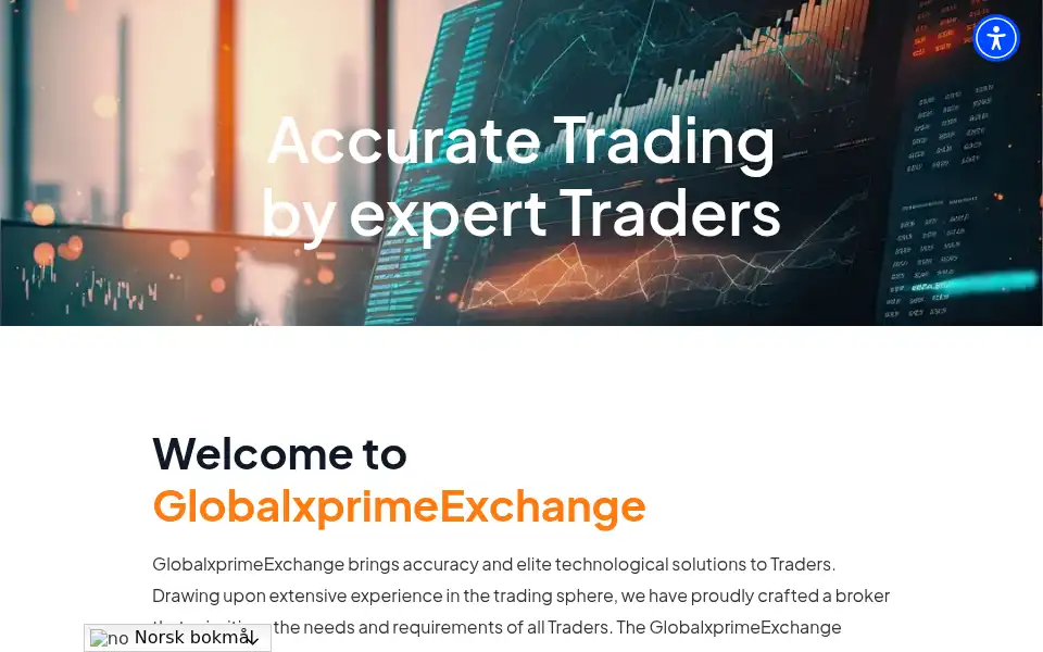 Screenshot of globalxprimeexchange.com