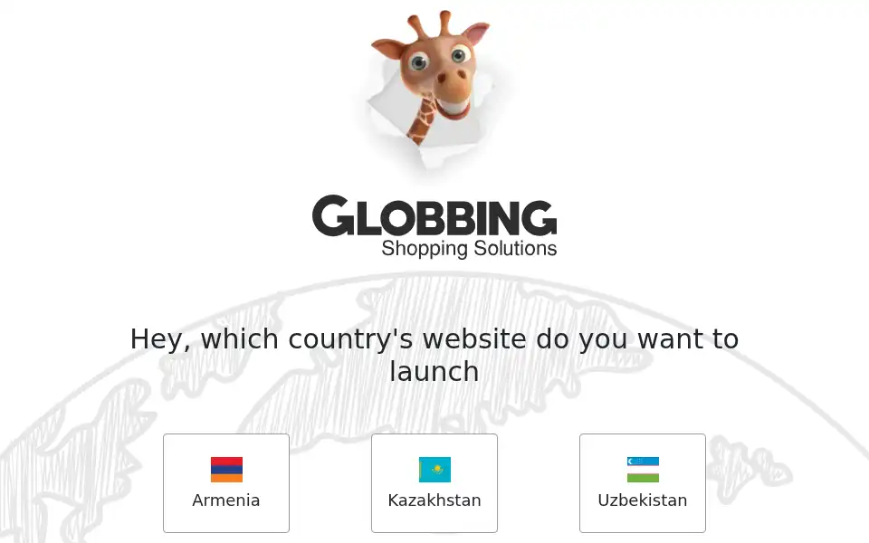 Screenshot of globbing.com