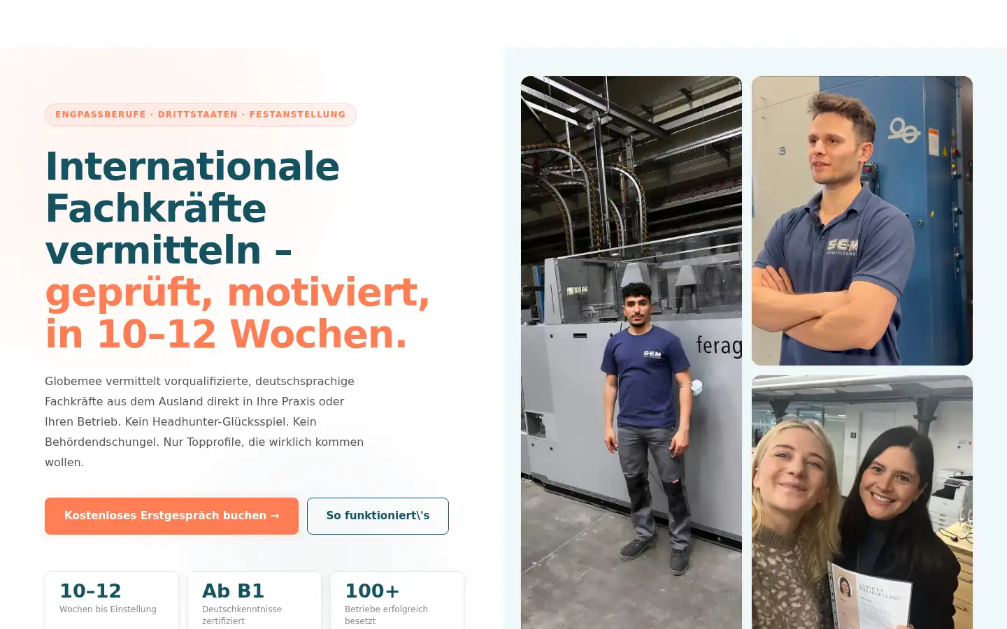 Screenshot of globemee.com