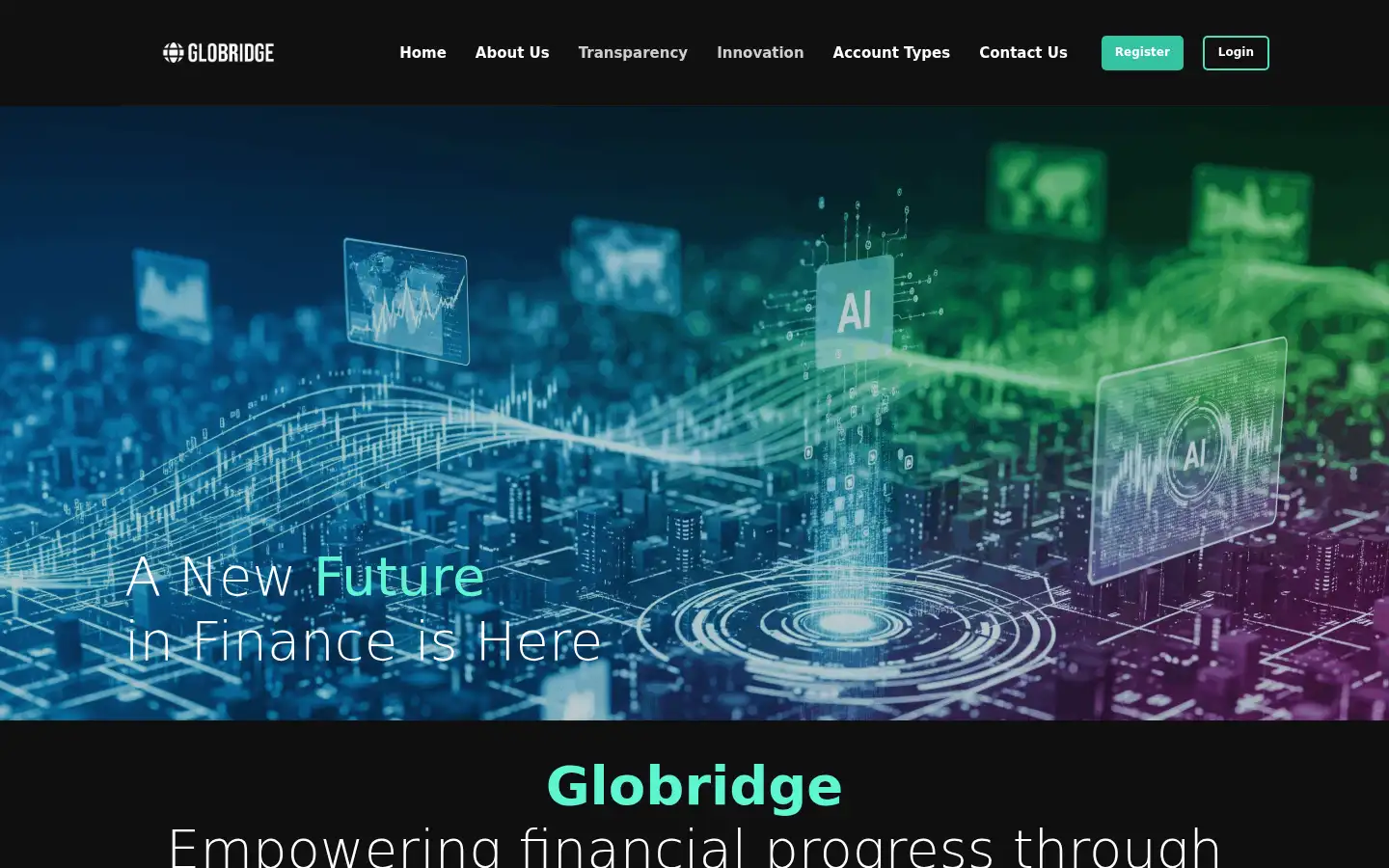 Screenshot of globridge-tech.net
