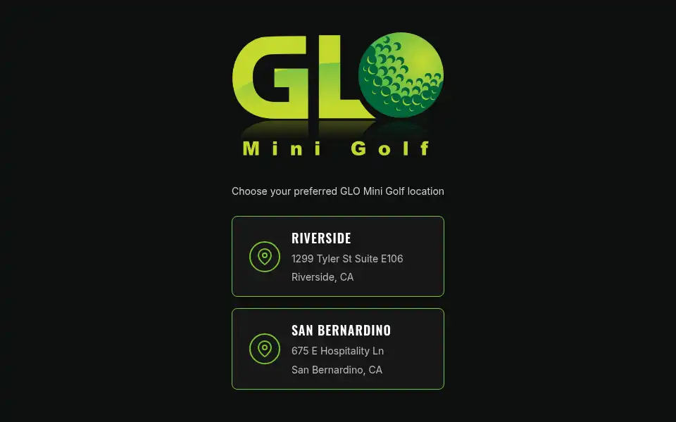 Screenshot of glominigolf.com