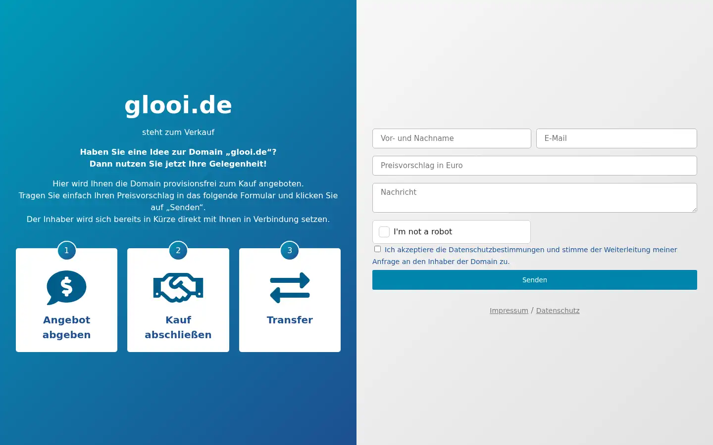 Screenshot of glooi.de