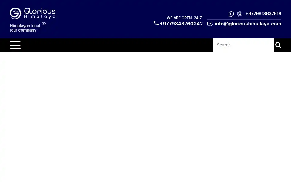 Screenshot of glorioushimalaya.com