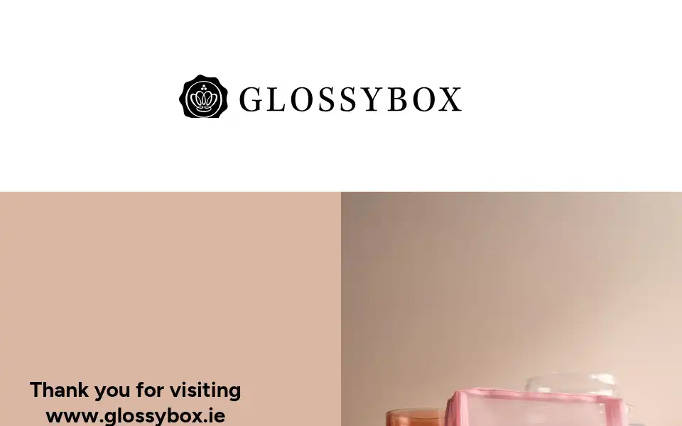 Screenshot of glossybox.ie